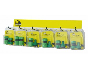 Rack of Hose Fittings (Twin Packs)